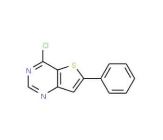 4-Chloro-6-phenylthieno[3,2-d]pyrimidine - chemical structure image
