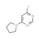 4-Chloro-6-(pyrrolidin-1-yl)pyrimidine (CAS 939986-64-8) - chemical structure image