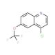 4-Chloro-6-trifluoromethoxyquinoline (CAS 927800-55-3) - chemical structure image