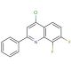 4-Chloro-7,8-difluoro-2-phenylquinoline (CAS 1189106-42-0) - chemical structure image