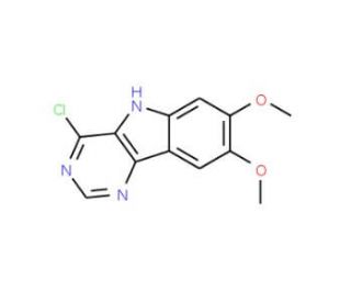 4-Chloro-7,8-dimethoxy-5H-pyrimido[5,4-b]indole - chemical structure image