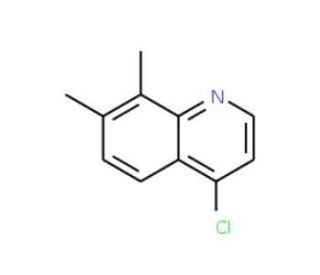 4-Chloro-7,8-dimethylquinoline (CAS 181950-53-8) - chemical structure image
