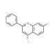 4-Chloro-7-fluoro-2-phenylquinoline (CAS 954225-43-5) - chemical structure image