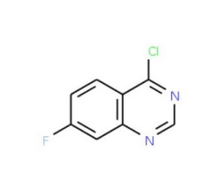 4-chloro-7-fluoroquinazoline (CAS 16499-62-0) - chemical structure image