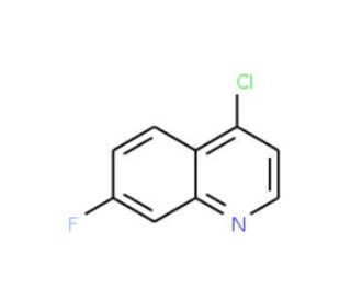 4-Chloro-7-fluoroquinoline (CAS 391-82-2) - chemical structure image