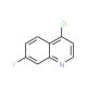 4-Chloro-7-fluoroquinoline (CAS 391-82-2) - chemical structure image
