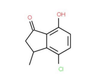 4-chloro-7-hydroxy-3-methylindan-1-one - chemical structure image
