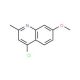 4-Chloro-7-methoxy-2-methylquinoline (CAS 75896-68-3) - chemical structure image