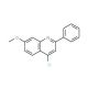 4-Chloro-7-methoxy-2-phenylquinoline (CAS 189816-05-5) - chemical structure image