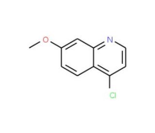 4-Chloro-7-methoxy-quinoline (CAS 68500-37-8) - chemical structure image