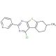 4-chloro-7-methyl-2-pyridin-3-yl-5,6,7,8-tetrahydro[1]benzothieno[2,3-d]pyrimidine - chemical structure image