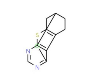 4-chloro-7-methyl-5,6,7,8-tetrahydro[1]benzothieno[2,3-d]pyrimidine (CAS 137438-23-4) - chemical structure image