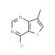 4-Chloro-7-methylthieno[3,2-d]pyrimidine (CAS 175137-21-0) - chemical structure image