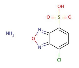 4-Chloro-7-sulfobenzofurazan ammonium salt (CAS 81377-14-2) - chemical structure image