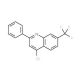 4-Chloro-7-trifluoromethyl-2-phenylquinoline (CAS 1189105-81-4) - chemical structure image