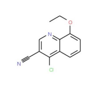 4-chloro-8-ethoxyquinoline-3-carbonitrile - chemical structure image