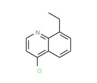 4-Chloro-8-ethylquinoline (CAS 63136-19-6) - chemical structure image