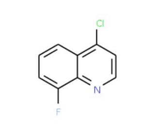 4-Chloro-8-fluoroquinoline (CAS 63010-72-0) - chemical structure image