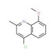 4-Chloro-8-methoxy-2-methylquinoline (CAS 64951-58-2) - chemical structure image