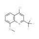 4-Chloro-8-methoxy-2-(trifluoromethyl)quinoline (CAS 41192-89-6) - chemical structure image