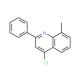 4-Chloro-8-methyl-2-phenylquinoline (CAS 116689-94-2) - chemical structure image