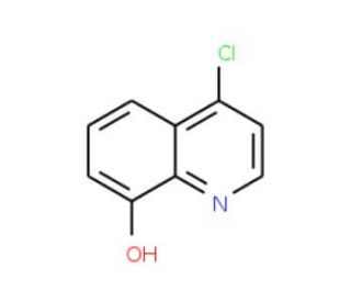 4-Chloro-8-quinolinol (CAS 57334-36-8) - chemical structure image
