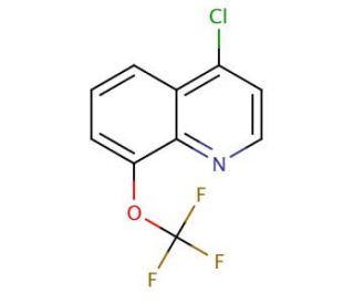 4-Chloro-8-trifluoromethoxyquinoline (CAS 40516-42-5) - chemical structure image