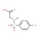 [(4-Chloro-benzenesulfonyl)-methyl-amino]-acetic acid (CAS 59724-83-3) - chemical structure image