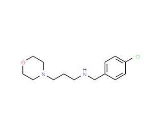 (4-Chloro-benzyl)-(3-morpholin-4-yl-propyl)-amine (CAS 107921-37-9) - chemical structure image