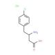 4-Chloro-D-beta-homophenylalanine hydrochloride (CAS 331763-59-8) - chemical structure image