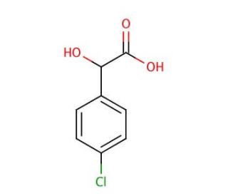4-Chloro-DL-mandelic acid (CAS 492-86-4) - chemical structure image