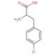 4-Chloro-DL-phenylalanine (CAS 7424-00-2) - chemical structure image