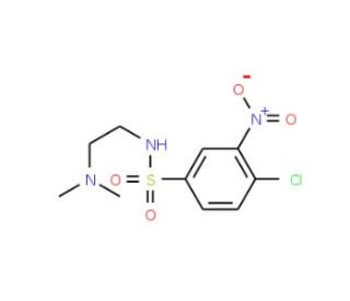 4-chloro-N-[2-(dimethylamino)ethyl]-3-nitrobenzenesulfonamide - chemical structure image