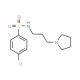 4-Chloro-N-[3-(1-pyrrolidinyl)propyl]-benzenesulfonamide - chemical structure image