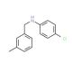 4-Chloro-N-(3-methylbenzyl)aniline - chemical structure image