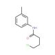 4-chloro-N-(3-methylphenyl)butanamide (CAS 73863-44-2) - chemical structure image