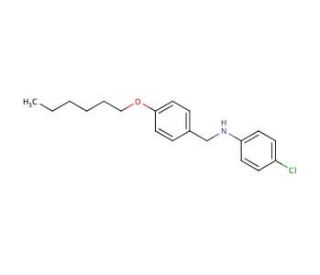 4-Chloro-N-[4-(hexyloxy)benzyl]aniline - chemical structure image