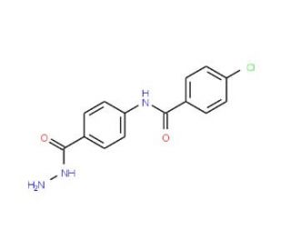 4-Chloro-N-[4-(hydrazinocarbonyl)phenyl]benzamide - chemical structure image