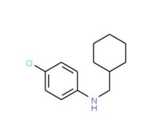 4-Chloro-N-(cyclohexylmethyl)aniline - chemical structure image