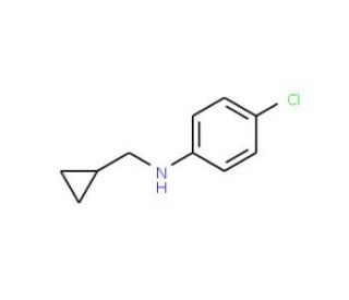 4-Chloro-N-(cyclopropylmethyl)aniline - chemical structure image