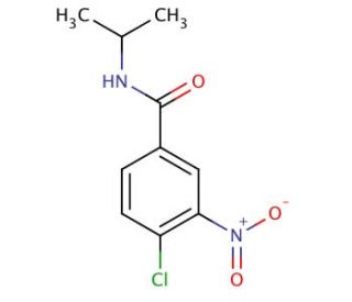 4-chloro-N-isopropyl-3-nitrobenzamide - chemical structure image