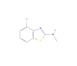 4-Chloro-N-methyl-2-benzothiazolamine (CAS 118221-28-6) - chemical structure image