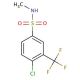 4-chloro-N-methyl-3-(trifluoromethyl)benzenesulfonamide - chemical structure image