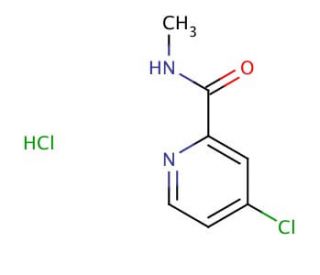 4-Chloro-N-methylpyridine-2-carboxamide Hydrochloride (CAS 882167-77-3) - chemical structure image