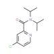 4-Chloro-N,N-diisopropylpicolinamide (CAS 168428-76-0) - chemical structure image