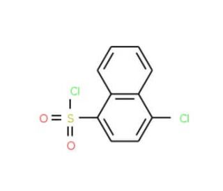 4-Chloro-naphthalene-1-sulfonyl chloride (CAS 64318-08-7) - chemical structure image