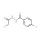 4-Chloro-N′-(2-chloroacetyl)benzenecarbohydrazide (CAS 50677-27-5) - chemical structure image