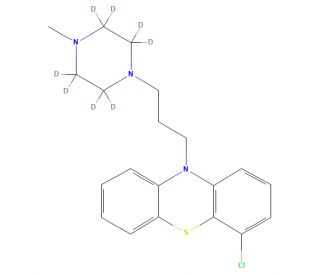 4-Chloro Perazine-d8 (CAS 1346600-16-5) - chemical structure image