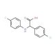 (4-Chloro-phenyl)-(4-fluoro-phenylamino)-acetic acid - chemical structure image