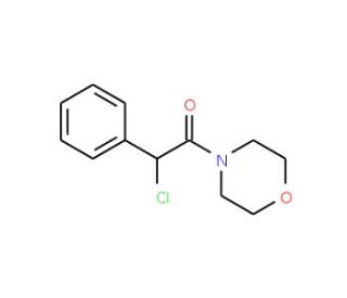 4-[chloro(phenyl)acetyl]morpholine (CAS 18504-71-7) - chemical structure image